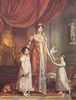 Jean-Baptiste Wicar: Porträt der Königin Julia Bonaparte mit ihren Töchtern