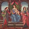 Lorenzo di Credi: Maria mit dem Kind und zwei Heiligen