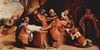 Lorenzo Lotto: Altarpolyptychon von San Bartolomeo in Bergamo, Predellatafel: Grablegung