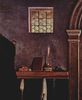 Lorenzo Lotto: Verkündigung, Detail