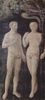 Masolino: Freskenzyklus der Brancacci-Kapelle in Santa Maria del Carmine in Florenz, Szenen aus dem Leben Petri, Szene: Die Versuchung von Adam und Eva