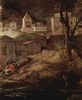Nicolas Poussin: Landschaft mit Pyramos und Thisbe, Detail