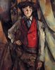 Paul Cézanne: Knabe mit roter Weste Paul Cézanne: Knabe mit roter Weste