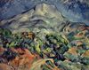 Paul Cézanne: Straße vor dem Gebirge Sainte-Victoire Paul Cézanne: Straße vor dem Gebirge Sainte-Victoire