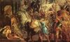 Peter Paul Rubens: Gemldezyklus zum Leben Heinrich des IV. fr Maria de' Medici, Knigin von Frankreich in Paris, Szene: Einzug Heinrichs IV. in Paris, Detail