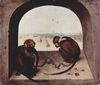 Pieter Bruegel d. .: Zwei Affen