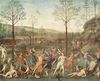Pietro Perugino: Amor kmpft gegen die Keuschheit