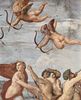 Raffael: Fresken in der Villa Farnesia, Wandfresko, Szene: Triumph der Galatea, Detail