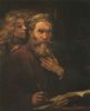 Rembrandt Harmensz. van Rijn: Evangelist Mathus und der Engel