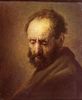 Rembrandt Harmensz. van Rijn: Kopf eines Mannes