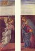 Sandro Botticelli: Altar des Jüngsten Gerichts, Flügel: Mariä Verkündigung
