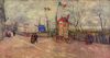 Vincent Willem van Gogh: Straenszene auf dem Montmartre, Le Moulin  Poivre